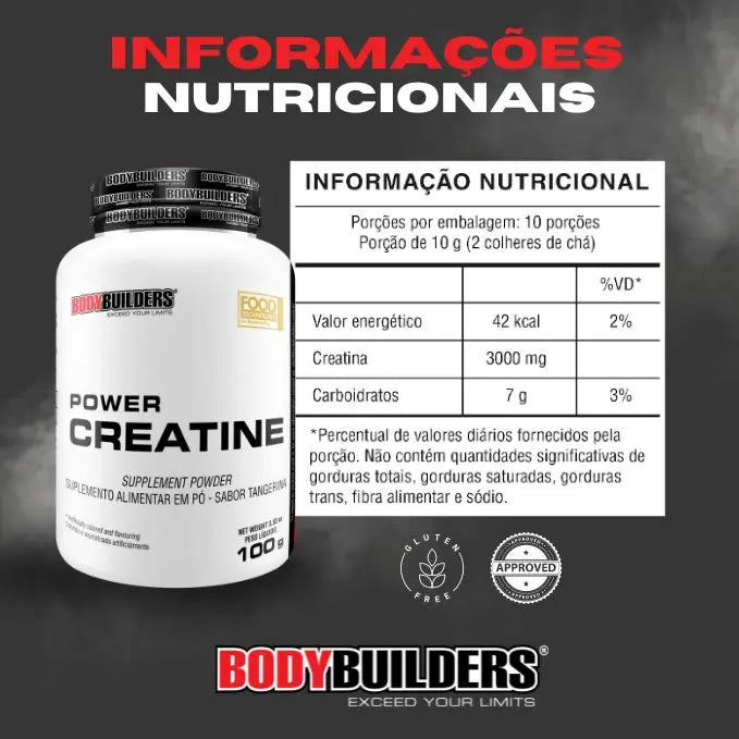 Kit 2x Whey Protein Waxy Whey 900g + 2x Power Creatine 100G + BCAA 4.5 100G + Cocktail Shaker-Bodybuilders