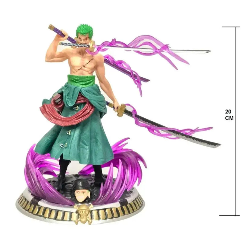 Nova figura de anime One Piece Bath Blood Roronoa Zoro PVC 21cm Action Figure Collection Exquisite Model Birthday Gifts Figurine