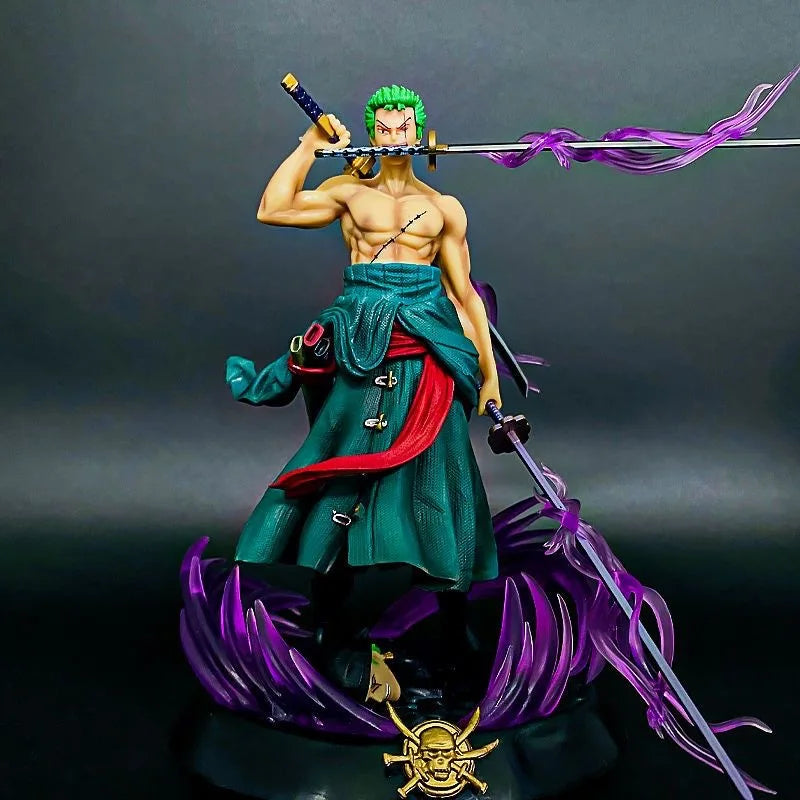 Nova figura de anime One Piece Bath Blood Roronoa Zoro PVC 21cm Action Figure Collection Exquisite Model Birthday Gifts Figurine