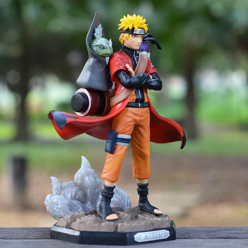 Hot Uzumaki Naruto Naruto Sage Action Anime Figures PVC Toys Shippuden Collector Figurine  Brinquedos Model Doll Figure